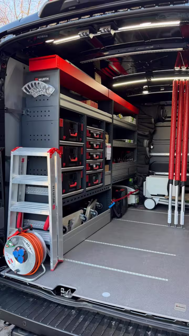 ford transit wuerth umbau innenleben